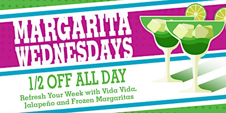 1/2 OFF Margarita Wednesdays primary image