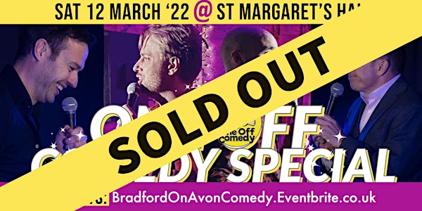 One Off Comedy Special @ St Margaret's Hall, Bradford on Avon!