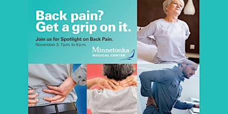 Spotlight on Back Pain - November 3 primary image