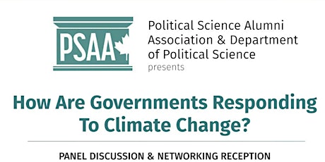 PoliSci Panel Discussion: How are governments responding to climate change? primary image