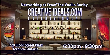 Networking at Proof The Vodka Bar primary image