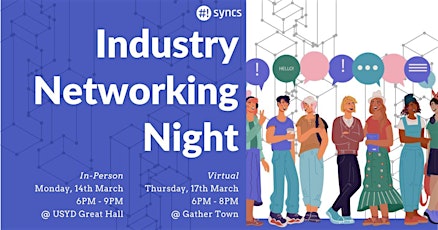 SYNCS Virtual Industry Networking Night primary image