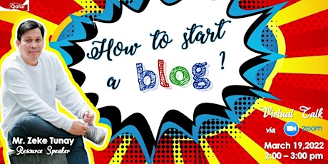 HOW TO START A BLOG (Exclusive event for PISQ Students) primary image