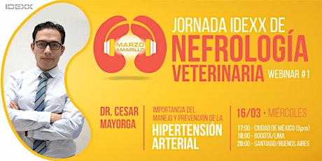 Hauptbild für HIPERTENSIÓN ARTERIAL • Jornada IDEXX de Nefrologia Veterinária #1/3