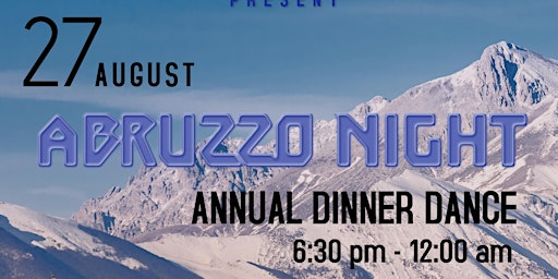 Abruzzo Night Dinner Dance 2022 - Whitehorse Function Centre Members Lounge