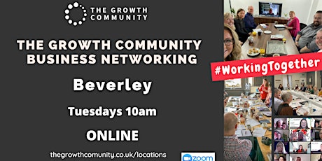 The Growth Community Business Networking - BEVERLEY ONLINE tickets