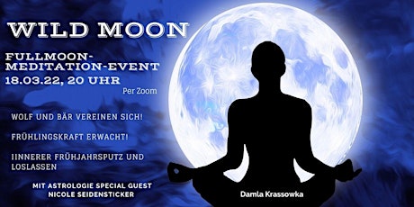 Primaire afbeelding van Wild Moon March  - Fullmoon-Meditation-Event