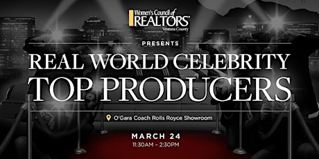 Primaire afbeelding van Real World Celebrity Top Producers Event