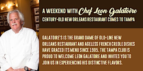 Taste of New Orleans Dinner with Guest Chef Leon Galatoire primary image