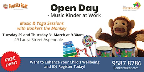 Open Day - Music Kinder at Work primary image
