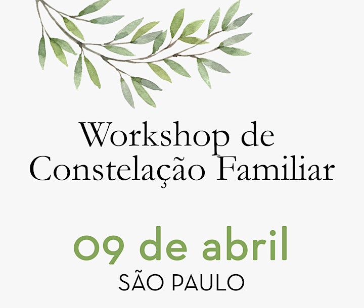 Imagem do evento WORKSHOP PRESENCIAL DE CONSTELAÇÃO FAMILIAR POR PATRICIA BELDA
