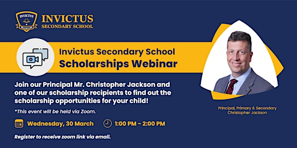 Invictus Scholarships Webinar