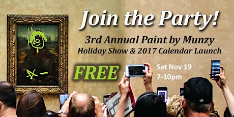 3rd Annual Paint by Munzy Holiday Show RSVP Free primary image