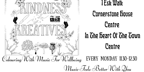 Colouring With Music For Wellbeing Expressive Art Workshop tickets