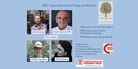 2022 Hippocrates Poetry and Medicine Prize Readings and Awards. tickets