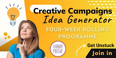 Creative Campaigns - Idea Generator Programme tickets
