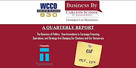 Business by Carlson: A Quarterly Report (October) primary image