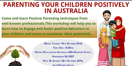 DO NOT MISS THE OPPORTUNITY FOR THIS FREE PARENTING WORKSHOP! primary image