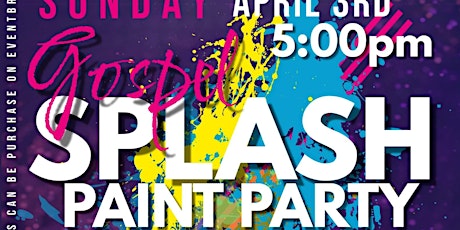 Gospel Splash Paint Party primary image