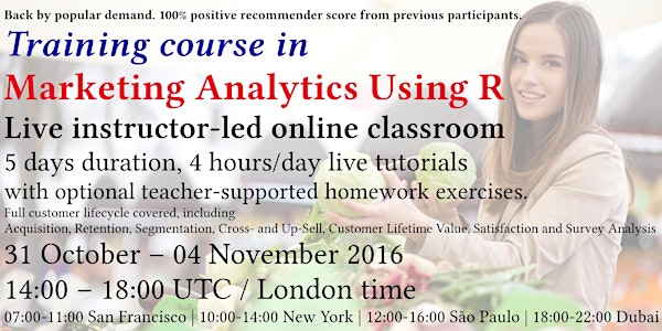 Marketing Analytics using R Training Course