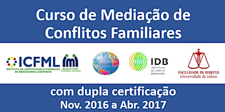Imagem principal de Curso de Mediação de Conflitos Familiares com dupla certificação: Mediação privada e Mediação pública