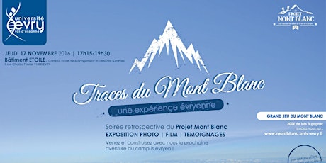 Image principale de Traces du Mont Blanc, une expérience évryenne