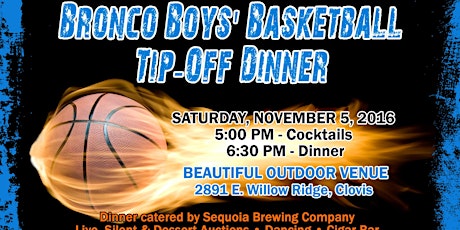 Clovis North Boys' Basketball Tip-Off Dinner primary image