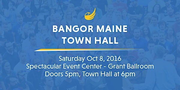 Town Hall with Governor Weld - Bangor