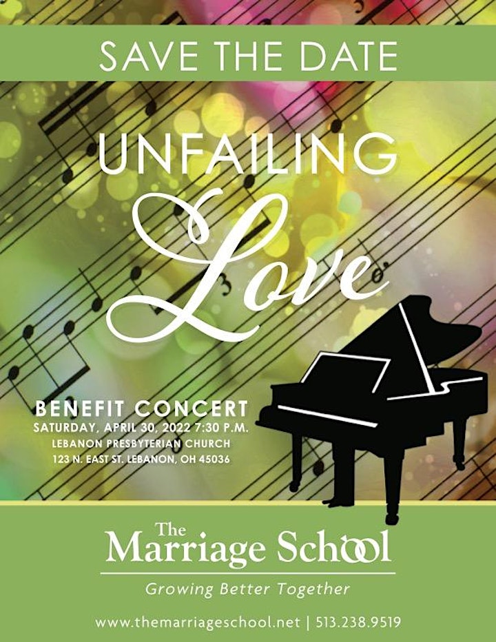 Unfailing Love - a concert to benefit The Marriage School image