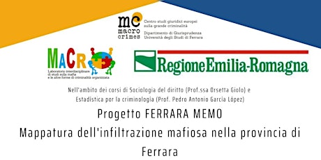Progetto Ferrara MEMO - Mappatura dell'infiltrazione mafiosa a Ferrara