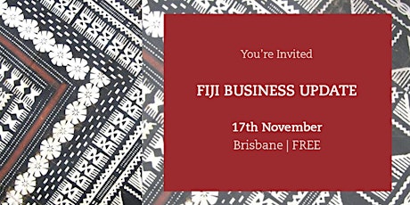 Fiji Business Update 2016 primary image