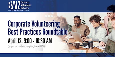 Business Volunteer Network Corporate Volunteering Best Practices Roundtable