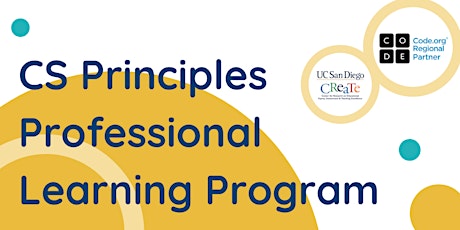 CS Principles Professional Learning Program tickets