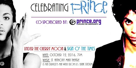 Prince Double Feature Fundraiser Under The Cherry Moon/Sign o' The Times primary image