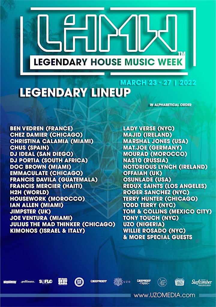 LHMW - LEGENDARY HOUSE MUSIC WEEK AT SURFCOMBER HOTEL image