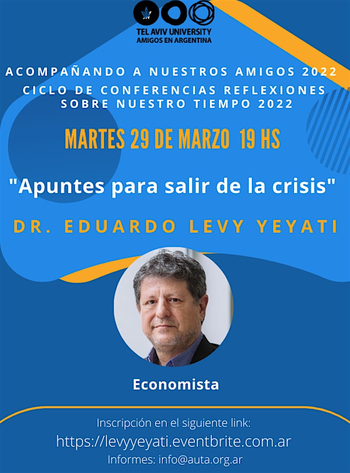 Imagen de Dr. EDUARDO LEVY YEYATI: "Apuntes para salir de la crisis"
