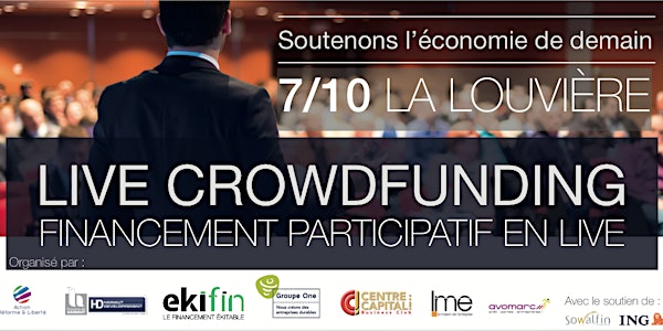 Live Crowdfunding - La Louvière (Salon BatiCentre)