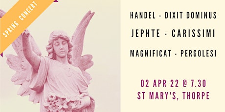 Hythe Singers Spring Concert - Handel, Carissimi and Pergolesi