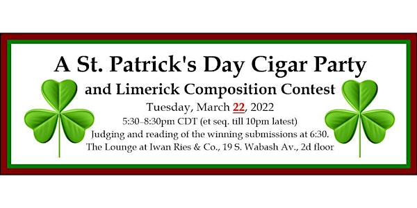 A St. Patrick's Day Cigar Party and Limerick Contest