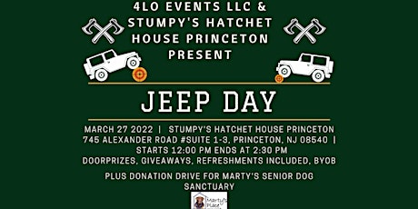 Jeep Day at Stumpy's Hatchet House Princeton