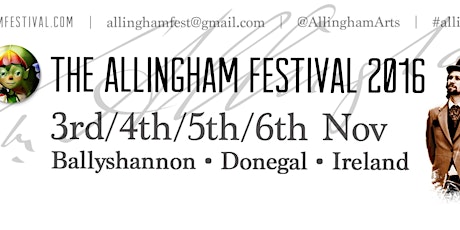 Allingham Festival 3rd-6th 2016 primary image