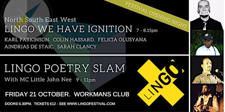N.S.E.W. LINGO Festival Opening Celebration + LINGO Poetry Slam
