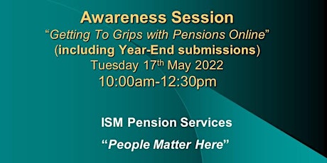 Getting To Grips with Pensions Online (Including Year-End Submissions) tickets