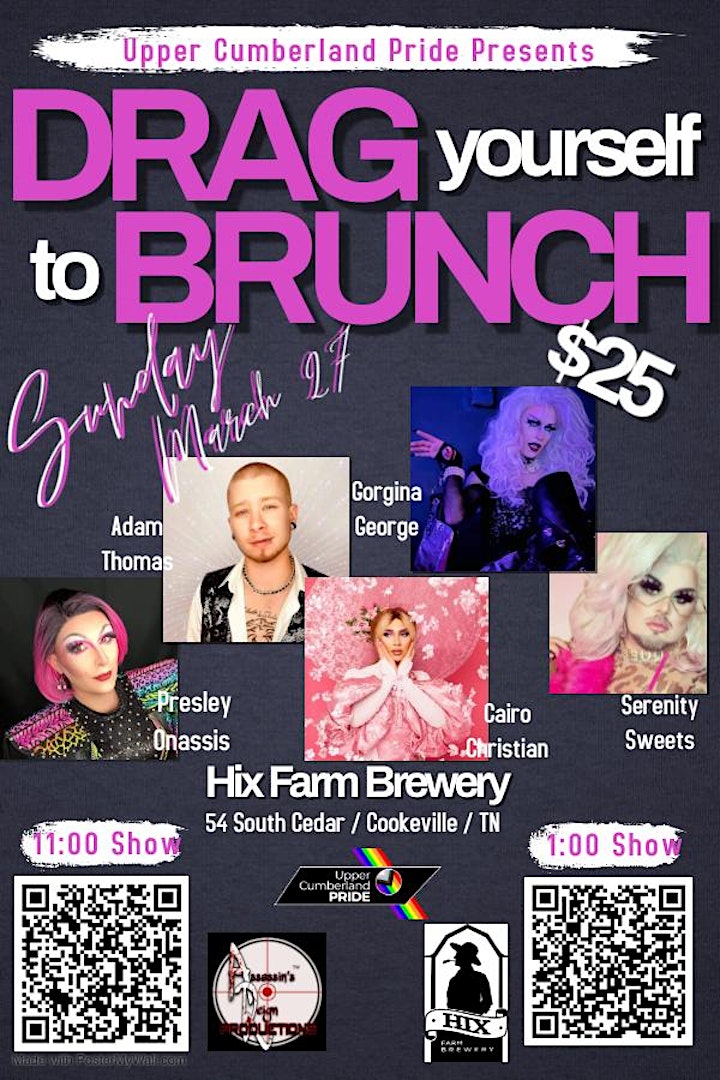 DRAG yourself to BRUNCH March 27th, 1:00PM Show image