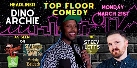 Image principale de Top Floor Comedy With Dino Archie