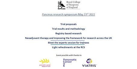 RCS pancreas research symposium primary image