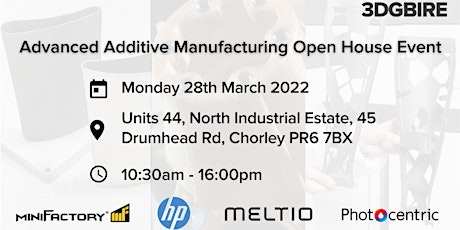 Advanced Additive Manufacturing Event primary image