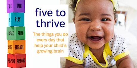 Five to Thrive New Parent Course (4 wks from 7th June 2022) Places Leisure tickets