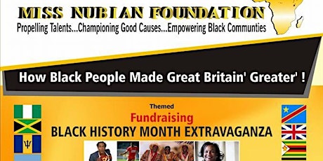 MISS NUBIAN FOUNDATION - BLACK HISTORY MONTH EXTRAVAGANZA 2016 primary image