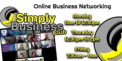 Simply Business Club - Online Networking primary image